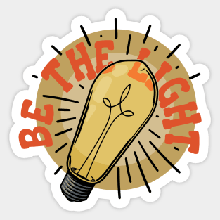 Christian Apparel Clothing Gifts - Be the Light Sticker